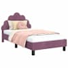vidaXL Laste voodiraam peatoega peaga Lilla 80 x 160 cm Samet