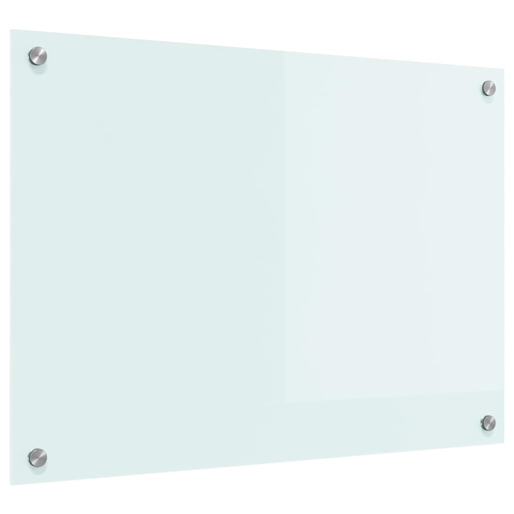 Thumbnail - vidaXL Küchenrückwand Weiß 70 x 50 x 0,8 cm Gehärtetes Glas