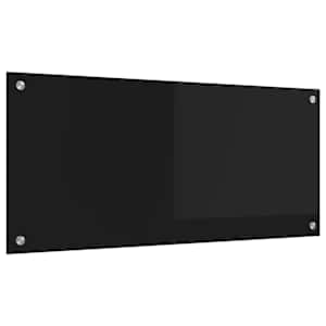 Kuchyňský obklad Černá 90 x 40 cm tvrzené sklo - obrázek 2