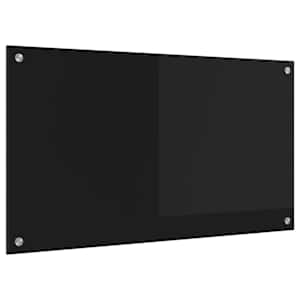 Kuchyňský obklad Černá 90 x 50 cm tvrzené sklo - obrázek 2