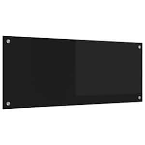 Kuchyňský obklad Černá 100 x 40 cm tvrzené sklo - obrázek 2