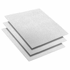vidaXL Mosaic peegelplaat Geomeetriline 3 tk H&otilde;bedane 30 x 30 cm Klaas