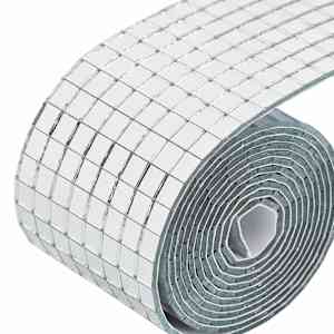 Zrcadlová mozaiková dlaždice 12 pcs Stříbrná 100 x 4 cm Sklo - obrázek 6