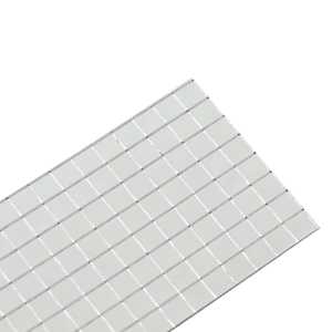 Zrcadlová mozaiková dlaždice 12 pcs Stříbrná 100 x 4 cm Sklo - obrázek 7