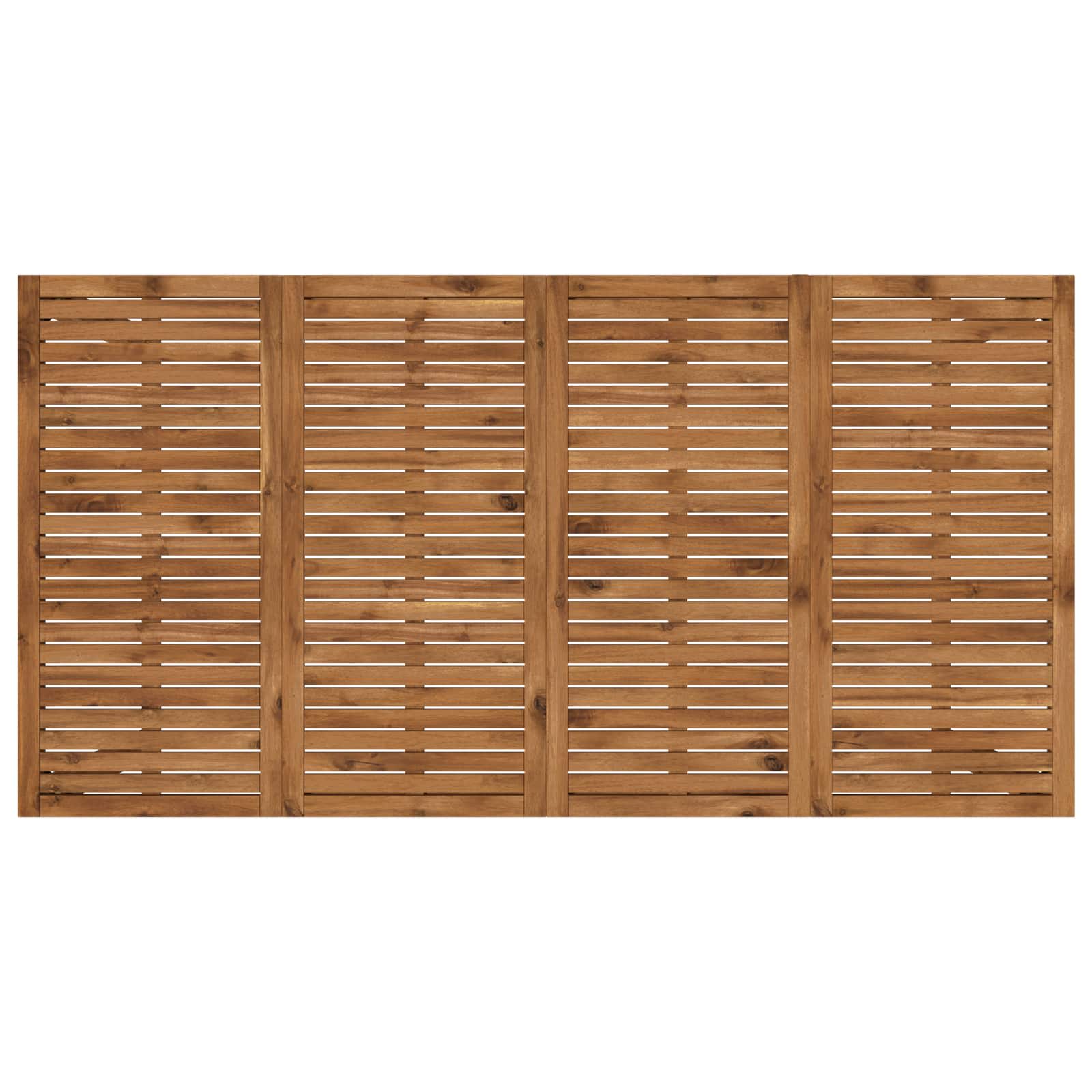 Tuinbar Tafel Naturel 196 x 100 x 105 cm Massief Acaciahout image 5