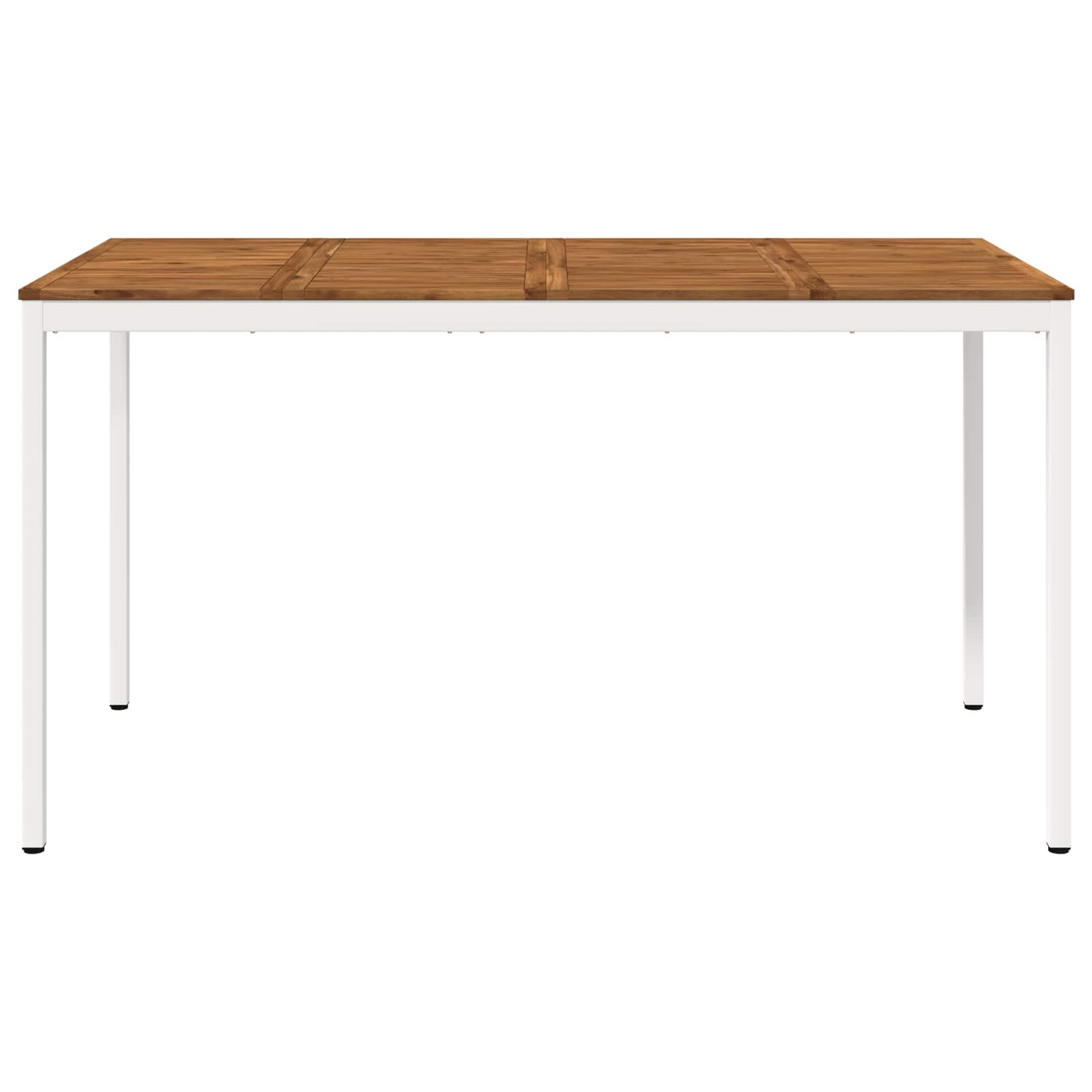 Zahradní barový stůl Přírodní a bílá 196 x 100,5 x 105 cm 3394423