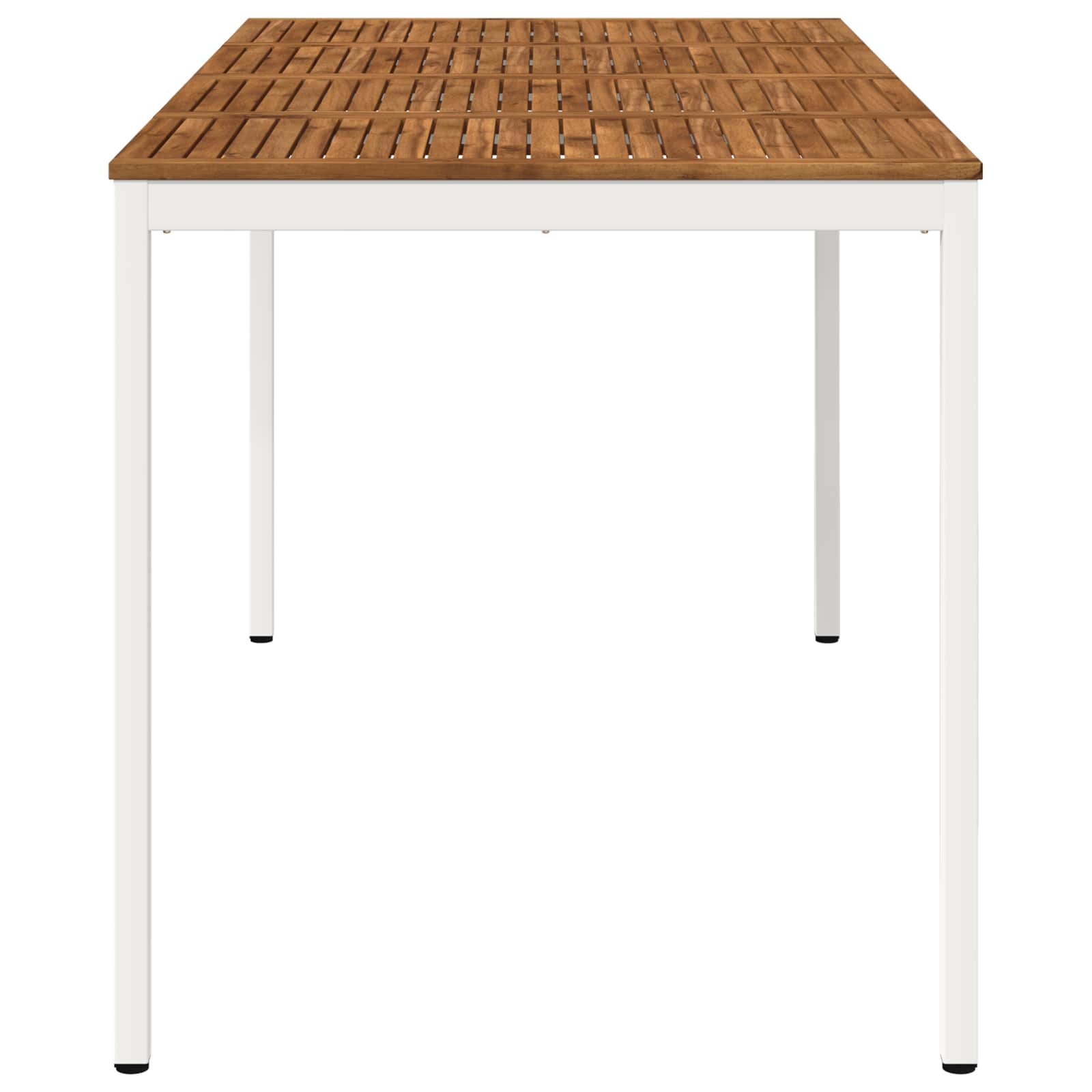 Zahradní barový stůl Přírodní a bílá 196 x 100,5 x 105 cm 3394423
