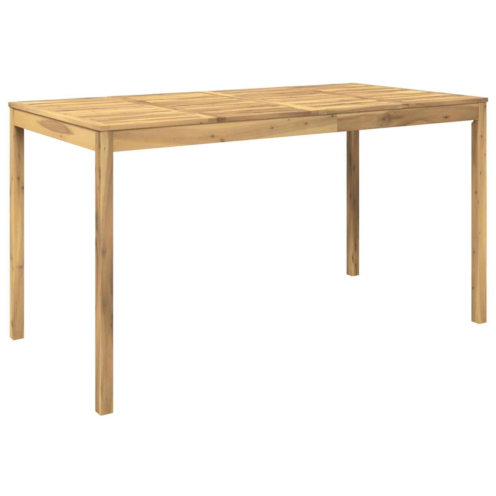 Tuinbar Tafel Wit 196 x 100 x 105 cm Massief Acaciahout image 2