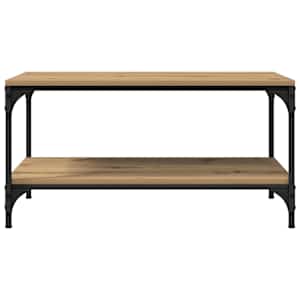 Konferenční stolek Artisanový dub 81 x 50 x 40 cm - obrázek 5