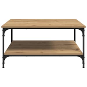 Konferenční stolek dub artisan 80 x 80 x 40 cm kompozitní dřevo - obrázek 6