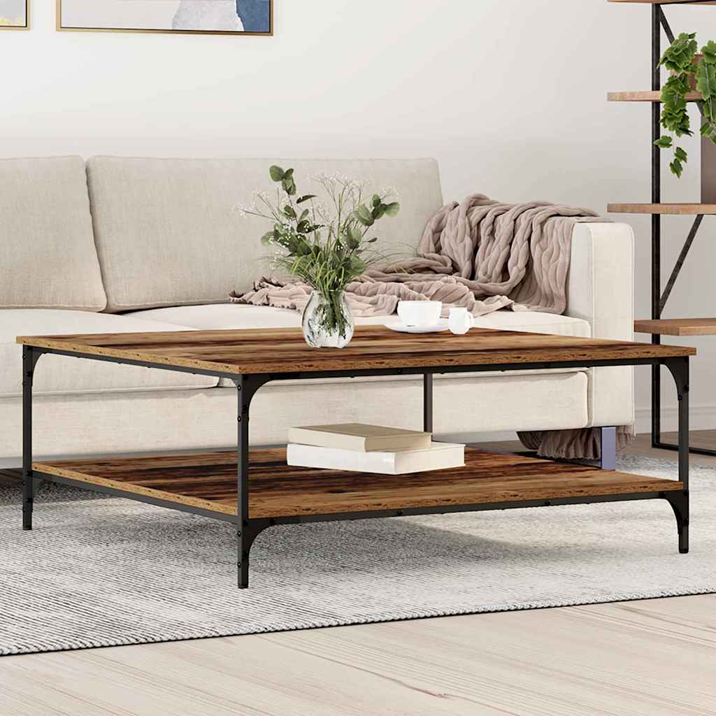 vidaXL Masă de cafea Lemn vechi 100 x 100 x 40 cm Lemn compozit
