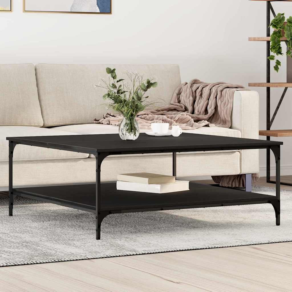 vidaXL Masă de cafea Stejar negru 100 x 100 x 40 cm Lemn compozit