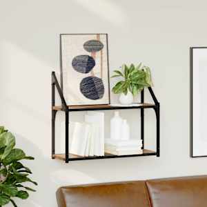 Stenska polica Star les 60 x 21 x 51 cm Konstruiran les