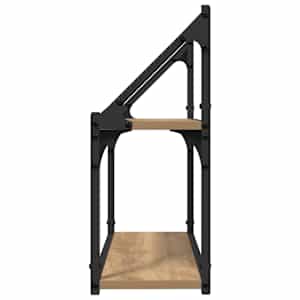 Nástěnná polička dub artisan 60 x 21 x 51 cm kompozitní dřevo - obrázek 6