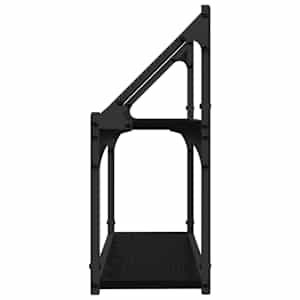 Nástěnná polička Černý dub 60 x 21 x 51 cm kompozitní dřevo - obrázek 6