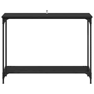 Konzolový stolek Černý dub 101 x 30.5 x 75 cm Kompozitní dřevo - obrázek 5