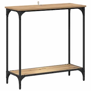 Konzolový stolek dub artisan 75 x 30.5 x 75 cm Kompozitní dřevo - obrázek 2