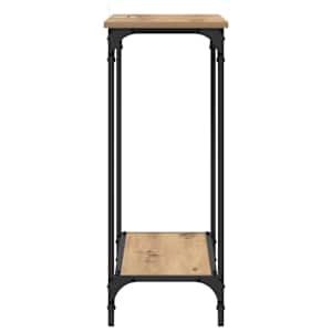 Konzolový stolek dub artisan 75 x 30.5 x 75 cm Kompozitní dřevo - obrázek 6