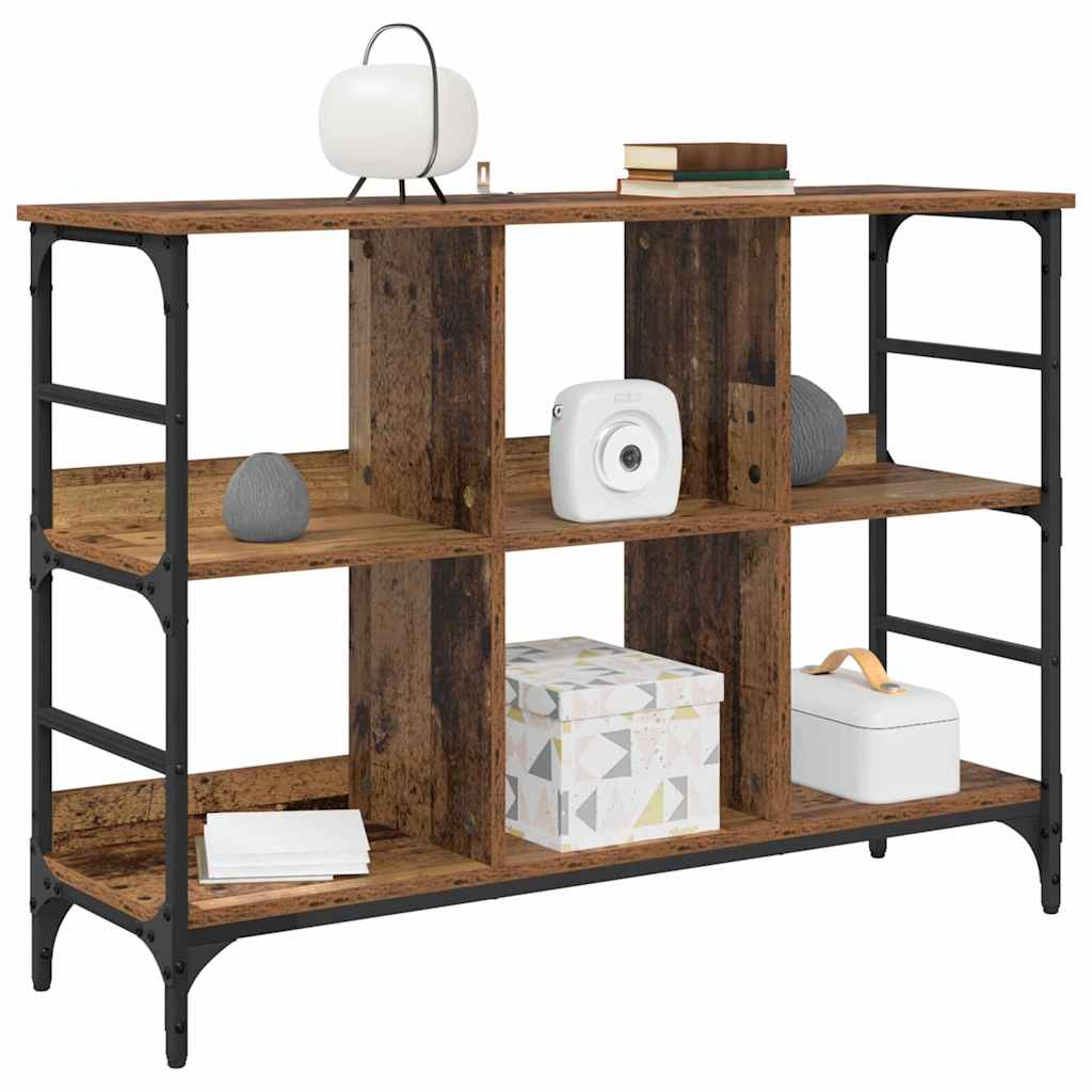 vidaXL Dressoir met opslag Bruin 102 x 32 x 73.5 cm Bewerkt hout