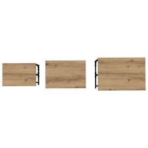 Vnořený konferenční stůl 3 pcs dub artisan Kompozitní dřevo - obrázek 8