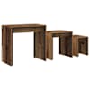 vidaXL Kohvilaud 3 tk Vana puit 60 x 35 x 56 cm Tehispuit