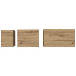 Konferenční stolek 3 pcs Artisanový dub Kompozitní dřevo - obrázek 8