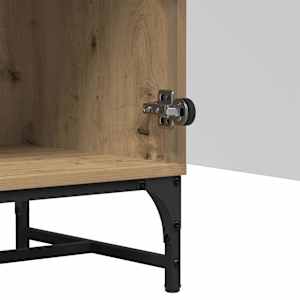 Servírovací skříň Artisanový dub 35 x 37 x 117 cm - obrázek 9