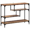 vidaXL Konsoollaud Vana puit 100 x 30 x 75 cm Tehispuit