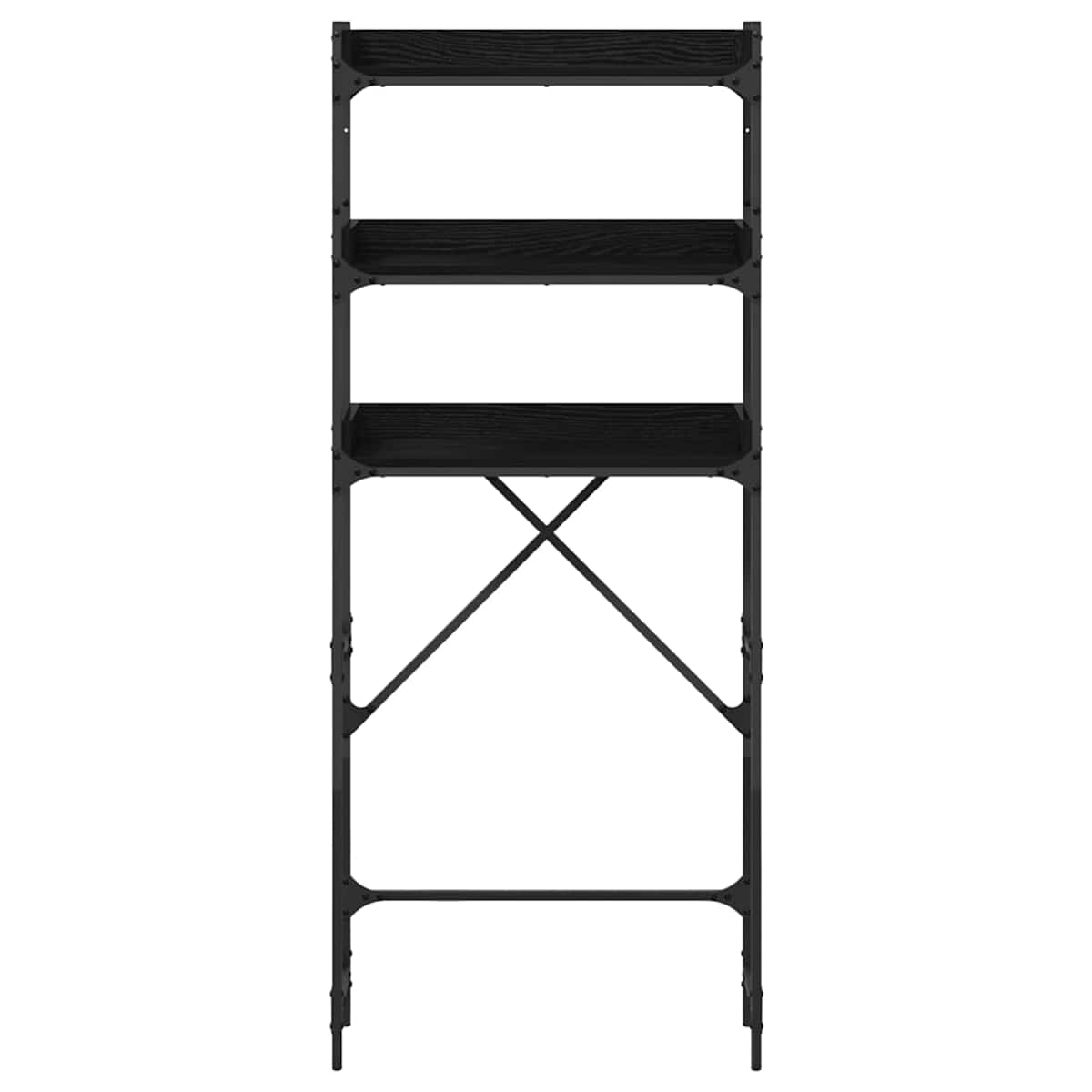 Vaskemaskinehylde 0ak 67 x 25 x 163 cm Konstrueret træ - Billede 5