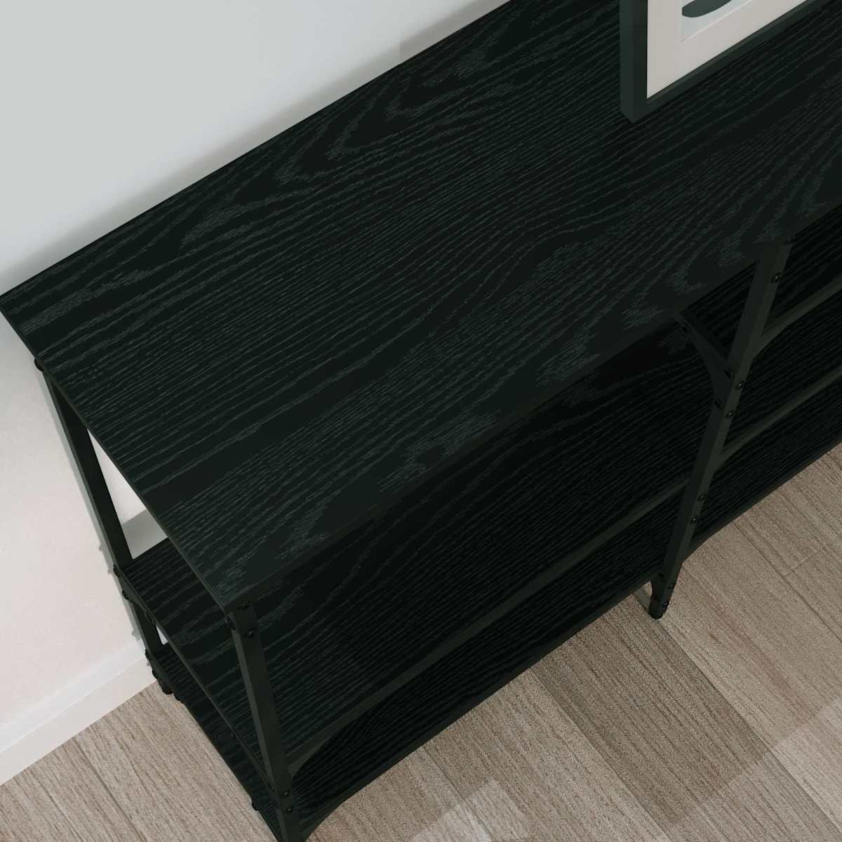 Konsolbord 160 x 29 x 80 cm Konstrueret træ - Billede 4