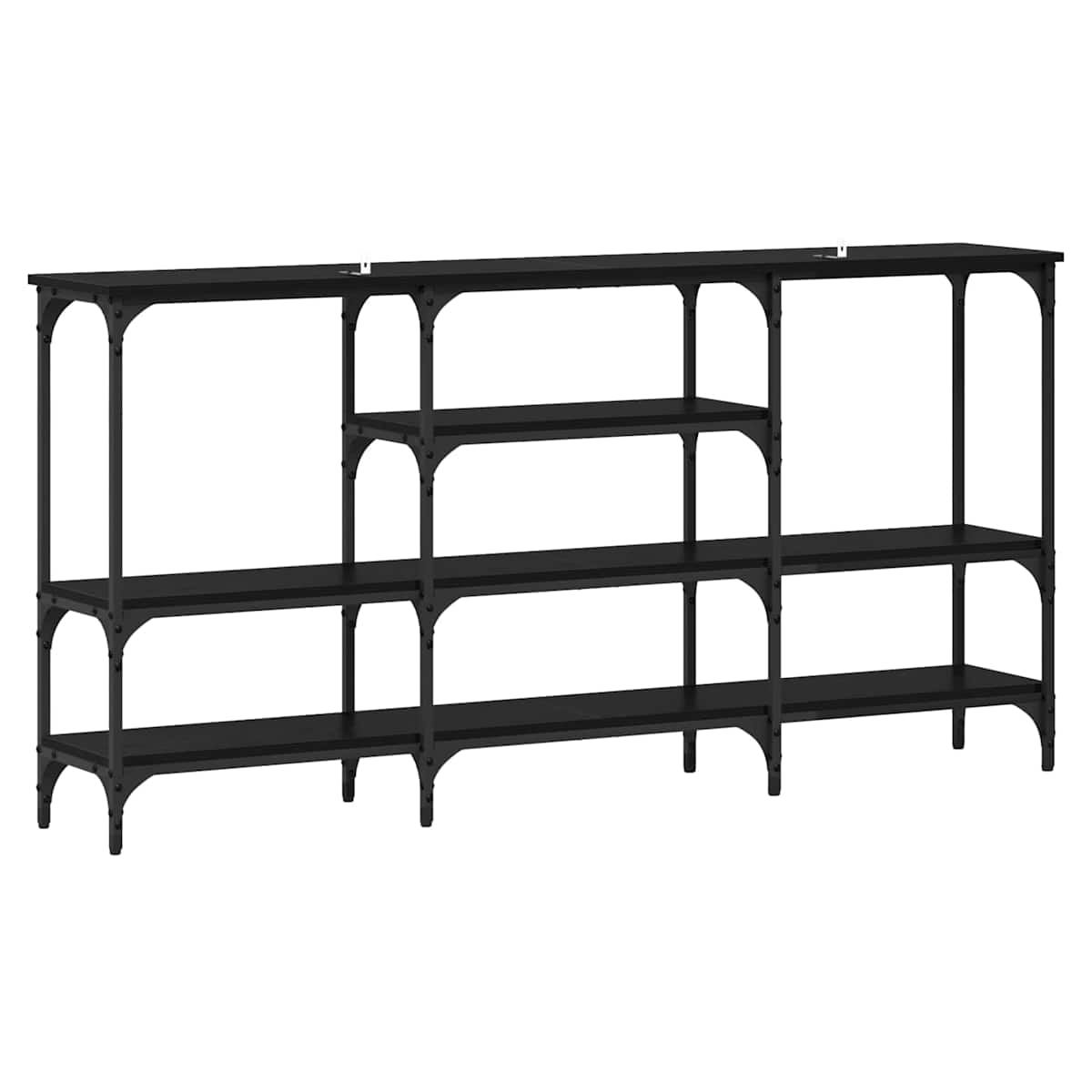 Konsolbord 160 x 29 x 80 cm Konstrueret træ - Billede 7