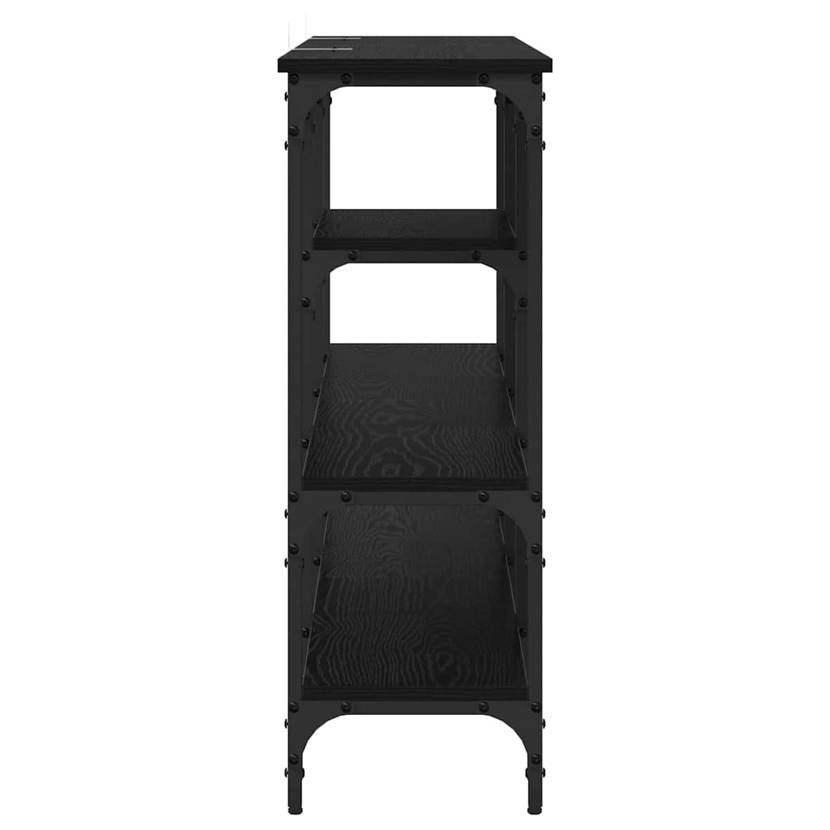 Konsolbord 160 x 29 x 80 cm Konstrueret træ - Billede 6