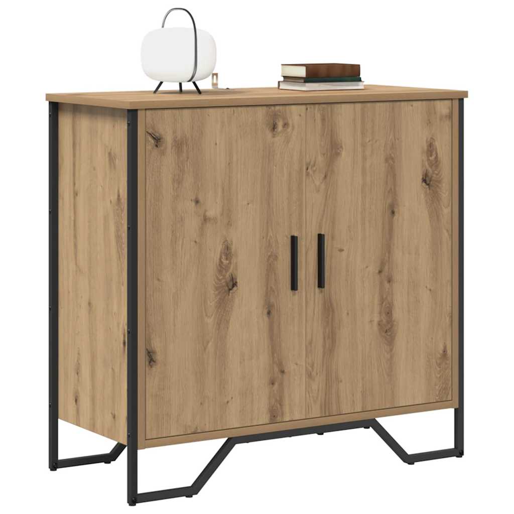 vidaXL Dressoir artisanaal eikenkleurig 78 x 35.5 x 74.5 cm