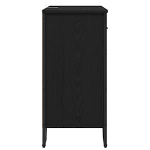 Servírovací skříň se zásuvkou Černý dub 79,5 x 35,5 x 74,5 cm - obrázek 7