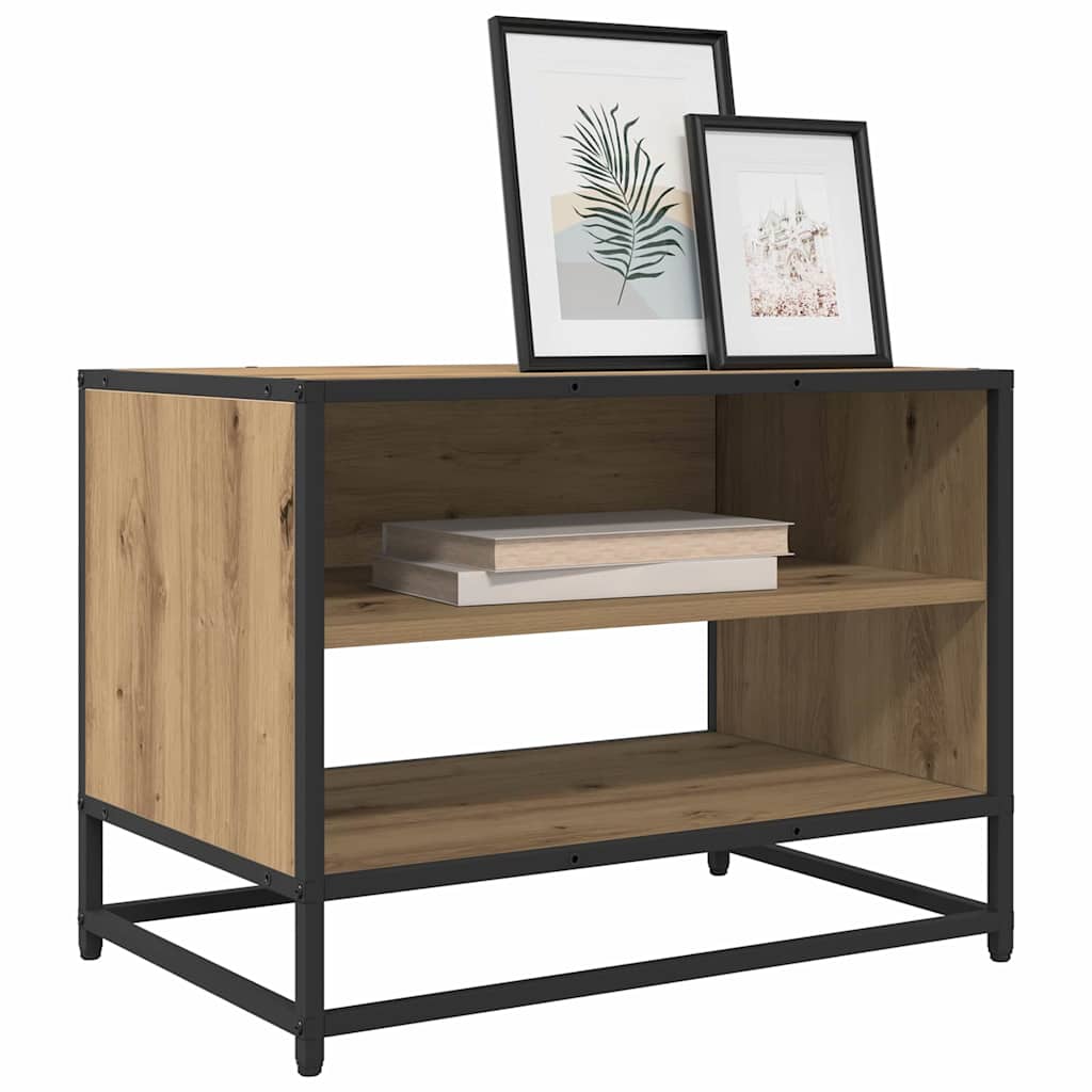 vidaXL TV-kast artisanaal eikenkleurig 61 x 40 x 46 cm Bewerkt hout