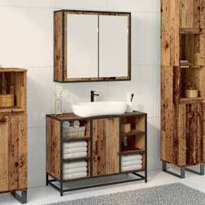 Stenska polica s polico z vrati Star les 65 x 20 x 60 cm