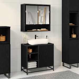 Kopalniška omarica s polico Črna Orehovina 65 x 33 x 60 cm