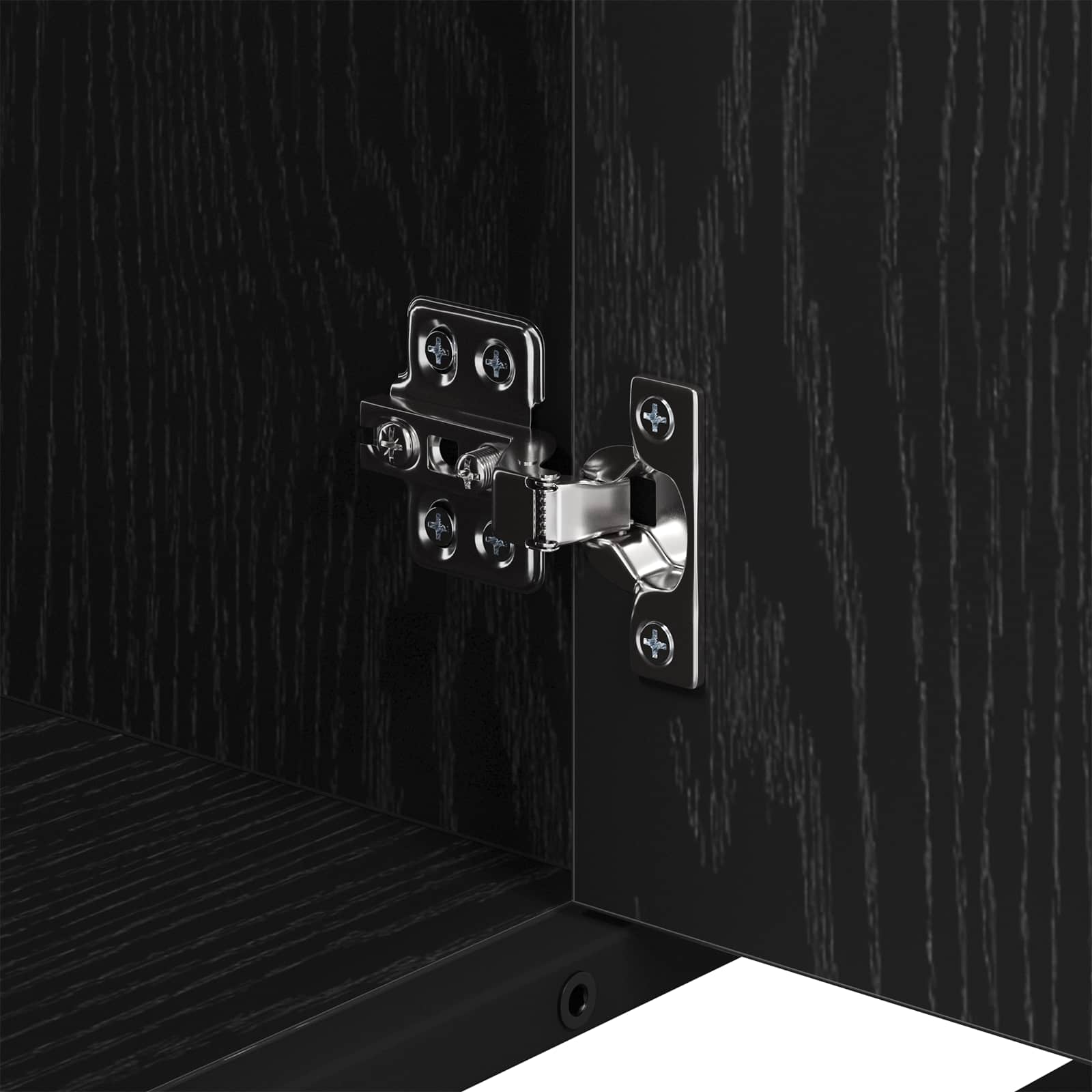 Vannas istabas skapītis Melns ozolkoks 80 x 33 x 60 cm