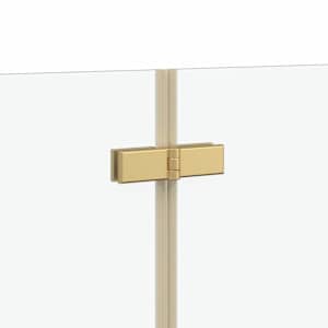 Závěs pro sprchu Průhledná a zlatá 120 x 140 cm - obrázek 9