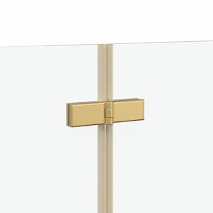 Závěs pro sprchu Zlatá 130 x 138 cm ESG sklo a hliník - obrázek 9
