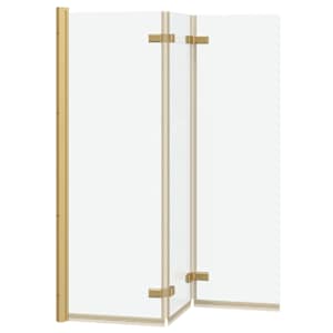 Závěs pro sprchu Zlatá 130 x 138 cm ESG sklo a hliník - obrázek 4