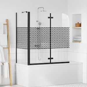 Kopalniška pregrada Geometrični Črna 120 x 67 x 129 cm