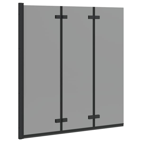 vidaXL Kokkupandav du&scaron;ikabiin Must 130 x 138 cm