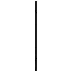 Závěs pro sprchu Černá 130 x 138 cm ESG sklo a hliník - obrázek 6