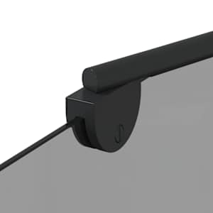 Skládací sprchový rám Tmavě průhledné 120 x 67 x 129 cm - obrázek 9