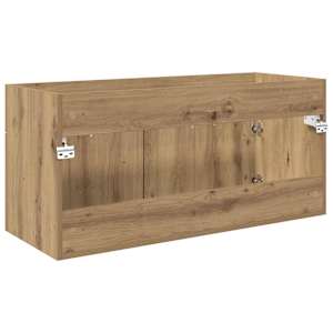 Skříňka pod umyvadlo se dveřmi Artisanový dub kompozitní dřevo - obrázek 8