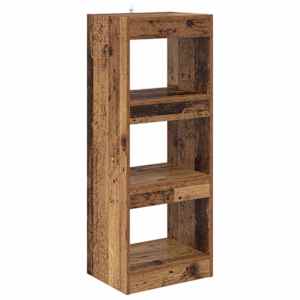 vidaXL Raamaturiiul 3 tasandit 40 x 30 x 103 cm Tehispuit Vana puit
