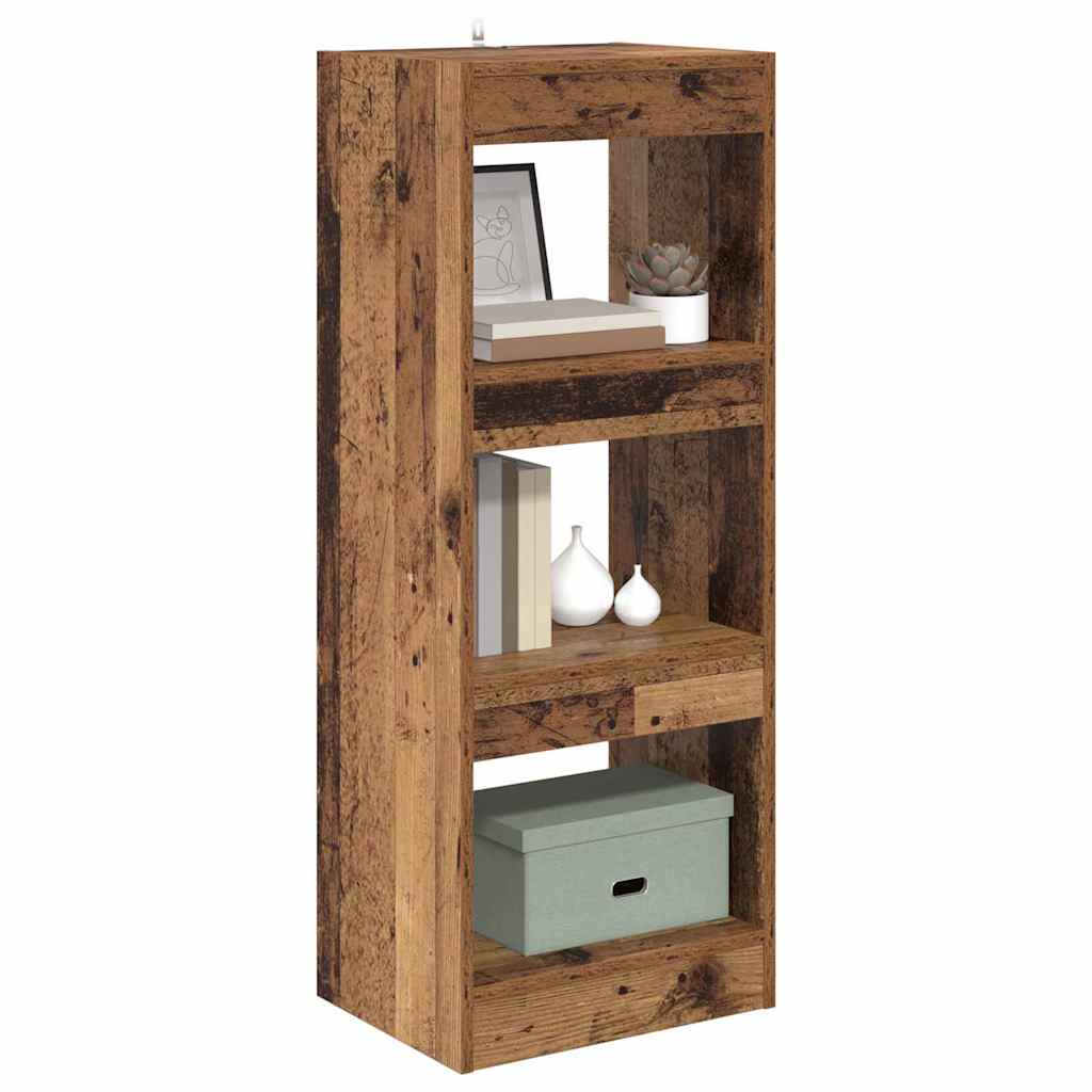 vidaXL Boekenkast Oud hout 40 x 30 x 103 cm Bewerkt hout
