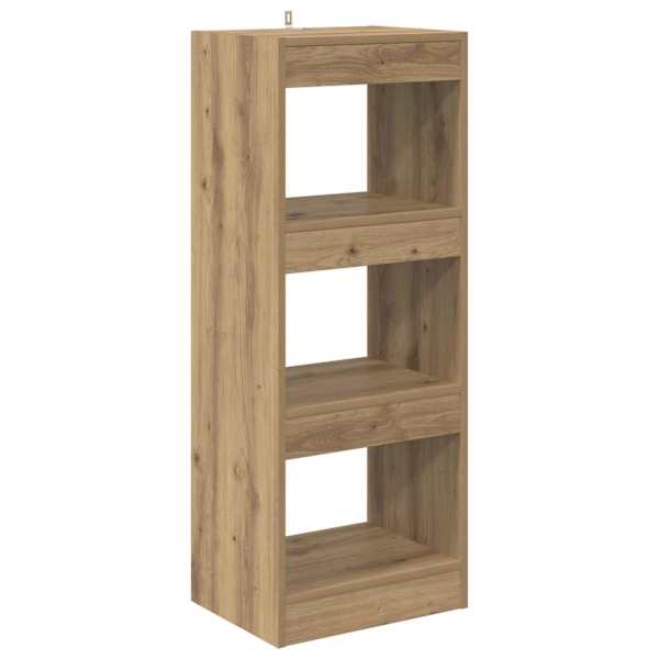vidaXL Raamaturiiul 3 tasandit 37 x 30 x 103 cm Tehispuit k&auml;sit&ouml;&ouml;tamm
