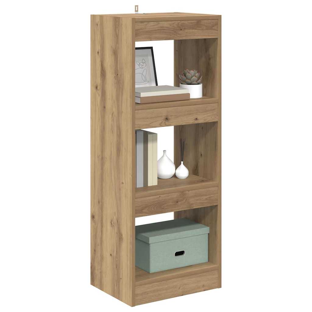 vidaXL Boekenkast artisanaal eikenkleurig 40 x 30 x 103 cm